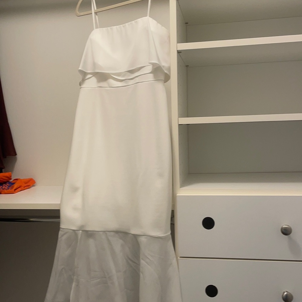 Aiden Mattox White Cocktail Dress
